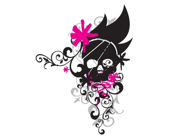 
								Skull Vector							