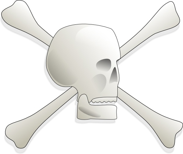 Skull-and-bones-aj clip art