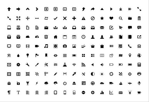 small fine vector app icons