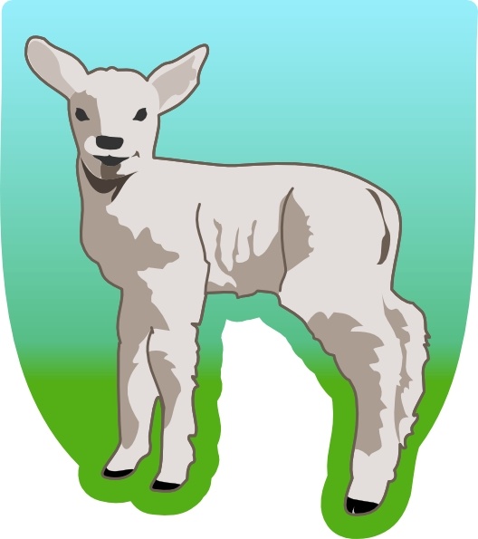Small Sheep clip art