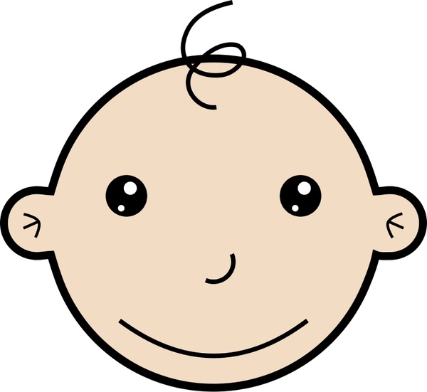 Smiling baby Vectors graphic art designs in editable .ai .eps .svg .cdr  format free and easy download unlimit id:117814