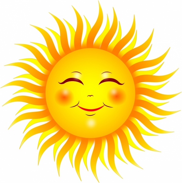 Download Smiling Sun Free Vector In Adobe Illustrator Ai Ai Encapsulated Postscript Eps Eps Format For Free Download 2 11mb