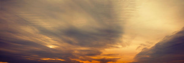 smokey sunrise panorama 