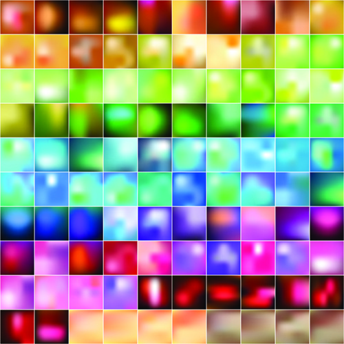 smooth and colorful blurs vector background