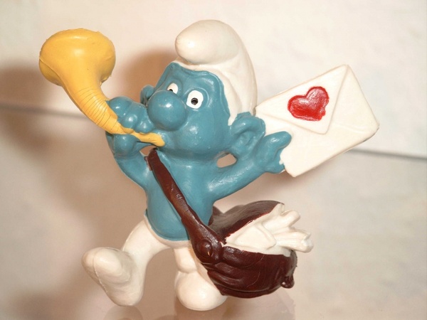 smurf smurfs love letter
