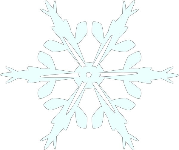 Snowflake 5 clip art 