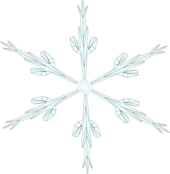Snowflake 6 clip art