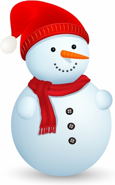 Snowman Vectors graphic art designs in editable .ai .eps .svg .cdr ...