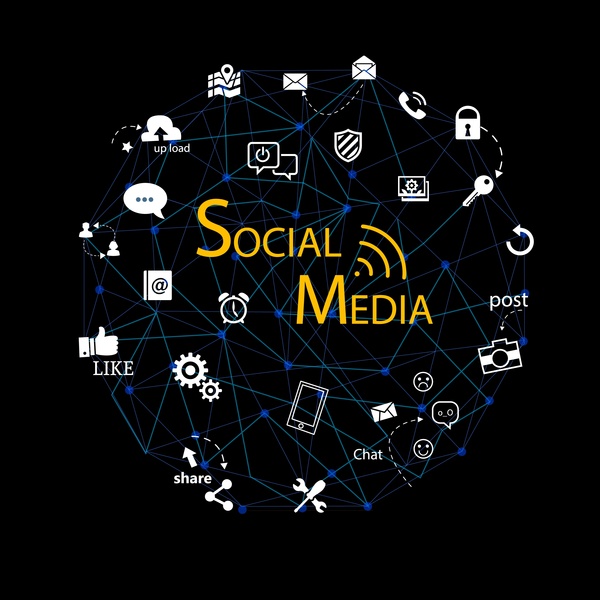 social media design elements ui connection style