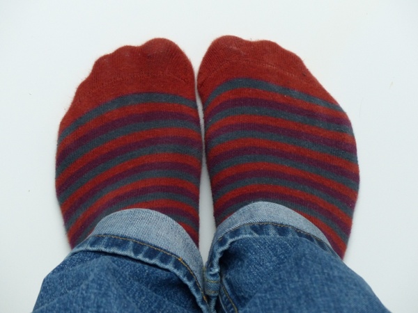 socks stockings red