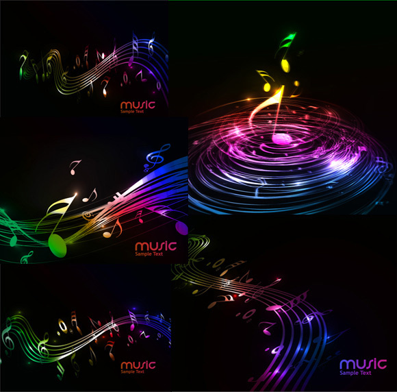 soft music background vector