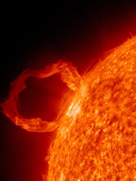 solar flare sunlight eruption