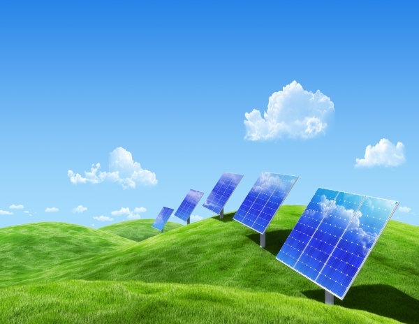 solar panels highdefinition picture series