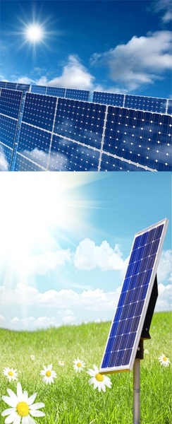 solar panels highdefinition picture series 