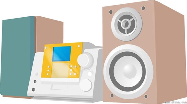 sound electrical equipment vector