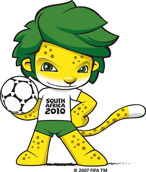 south africa 2010 world cup mascot vector