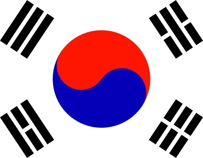 South KoreaTaegeukgi clip art