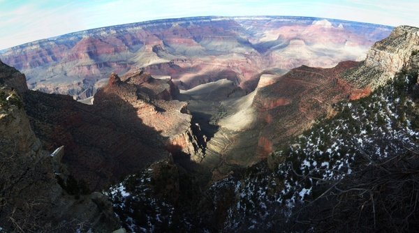 south rim grand canyon panorama