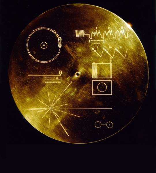 space travel voyager golden record data sheets 