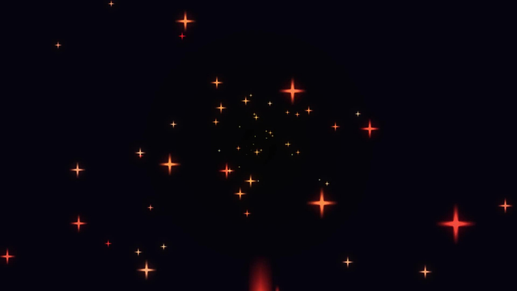 sparkling speedy stars screensaver