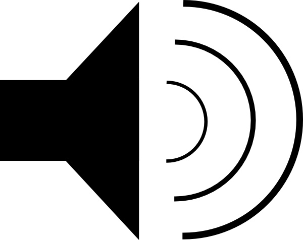 Speaker Icon clip art