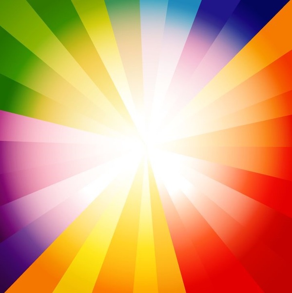 spectrum burst abstract background vector illustration