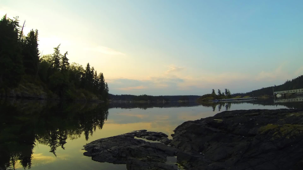 speedy video of calm lake scenery