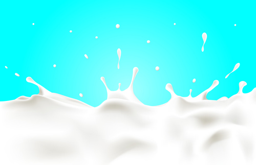 splashing milk vector background