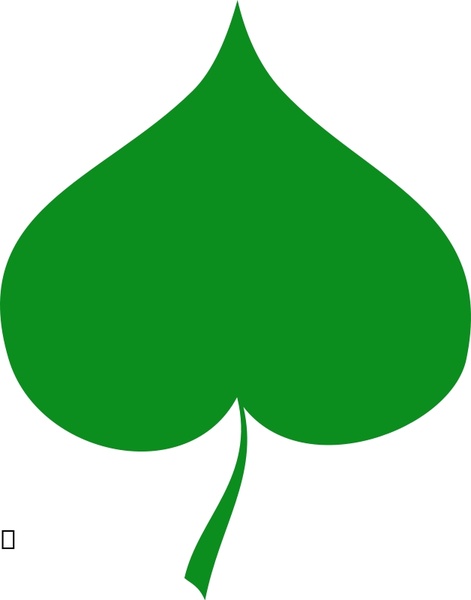 Spring symbol - Linden leaf 