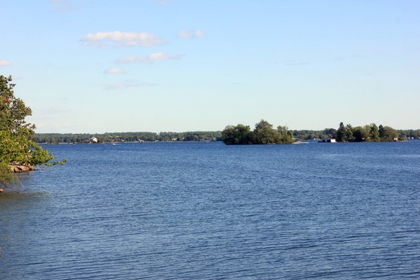 st lawrence seaway at wellesley island state park new york