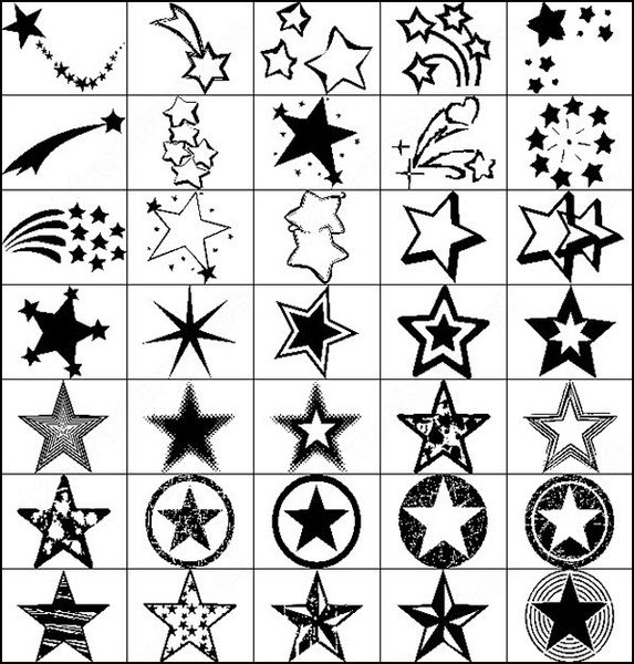 photoshop star brushes download