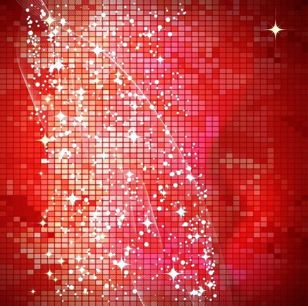christmas background modern twinkling starry red decor