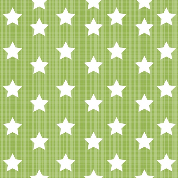 stars pattern repeating icons green classical design