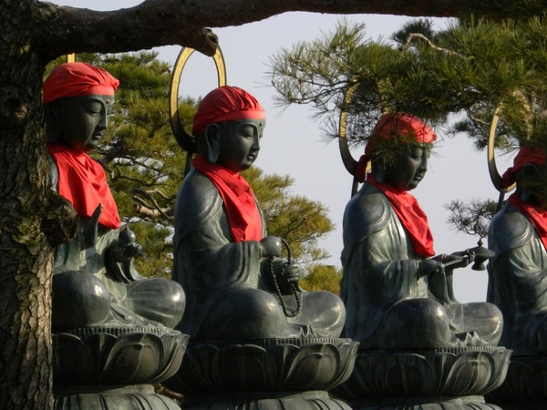 statue pray buddha