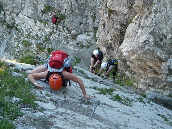 steep descent climb