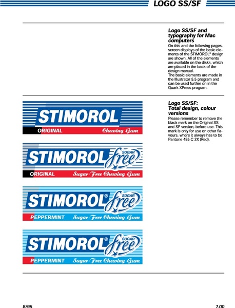 Stimorol packs SS-SF 