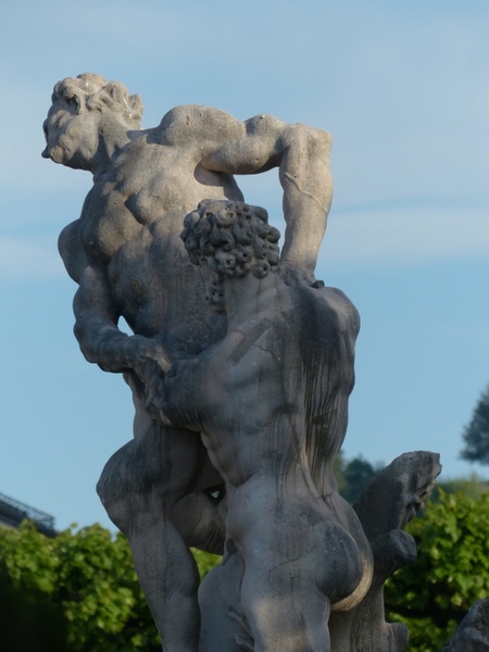 stone figures men sculpture