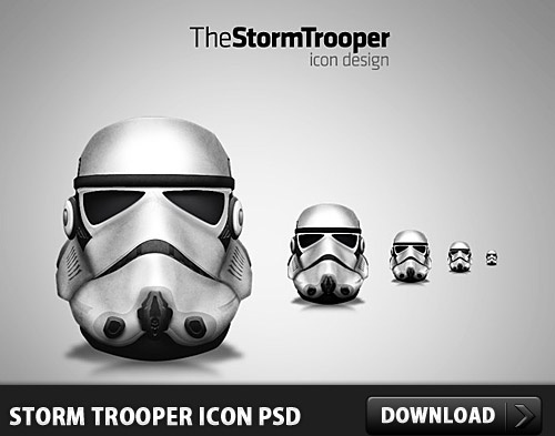 Storm Trooper Icon PSD