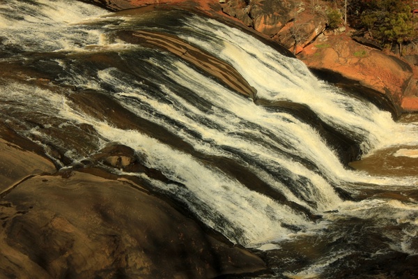 streams of water at high falls state park georgia