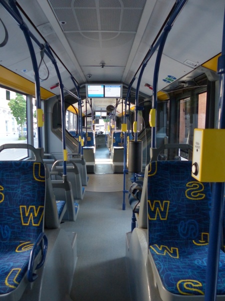 strrassenbahn interior bus