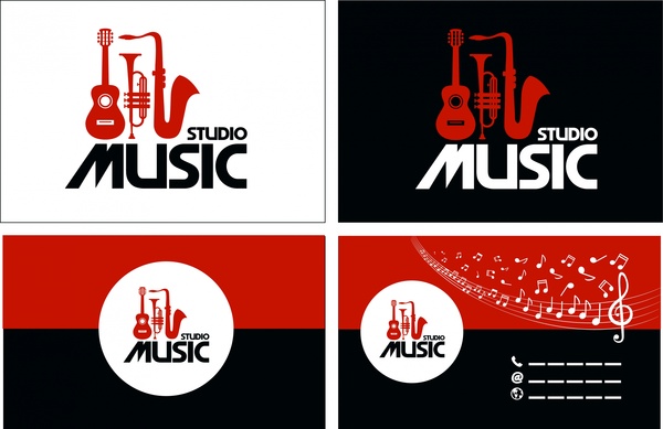 Studio Music Design Elements Red Instrument Icons Style Free Vector In Adobe Illustrator Ai Ai Format Encapsulated Postscript Eps Eps Format Format For Free Download 2 14mb