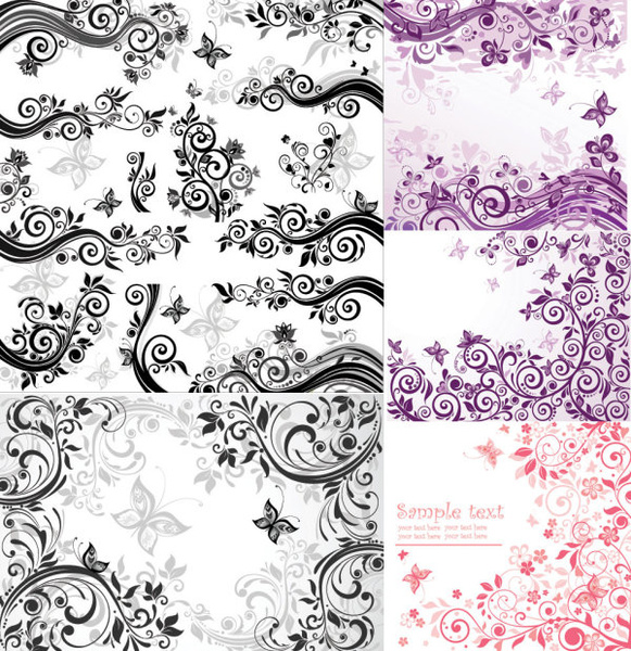 stylish decorative pattern background