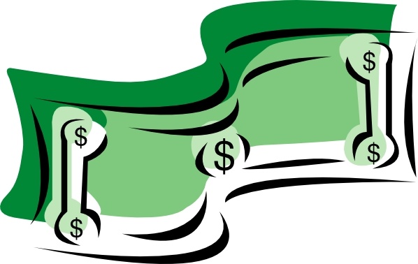 Stylized Dollar Bill Money Clip Art Free Vector In Open - 