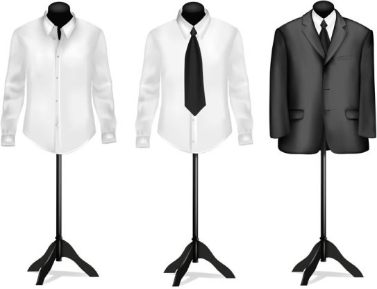 suit and shirt vector 