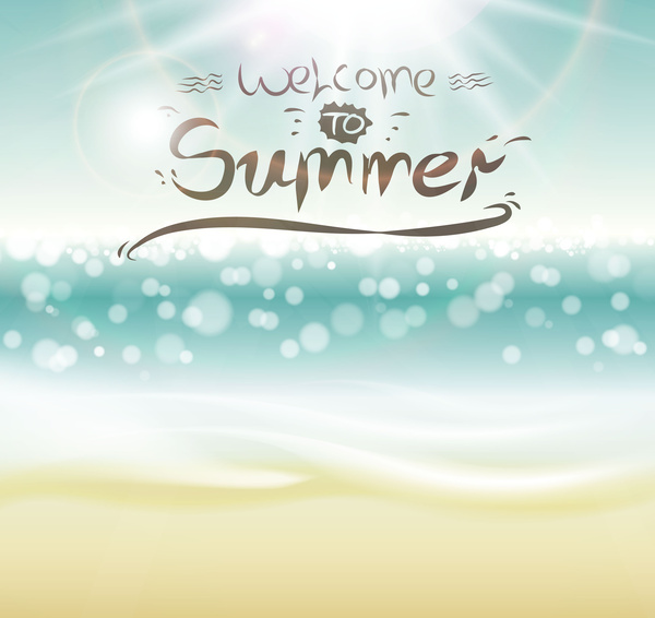 summer backgrounds with light vector dot