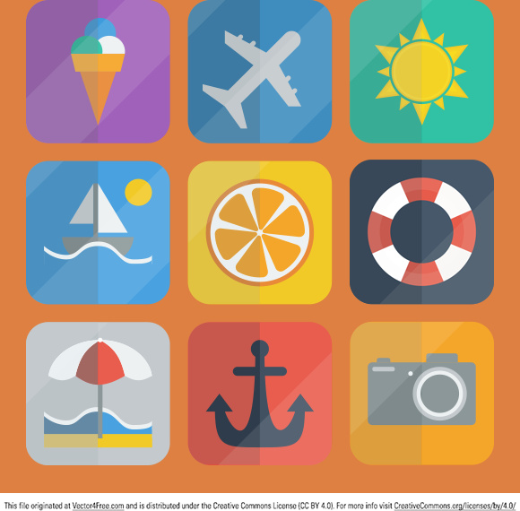 summer icons pack