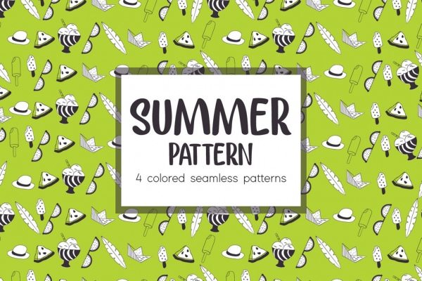 summer vector pattern