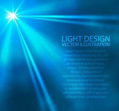 sun light design vector background