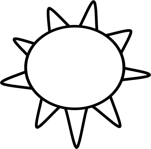 Sun Outline 