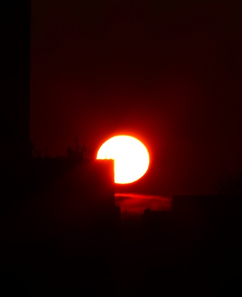 sun solar disk fireball